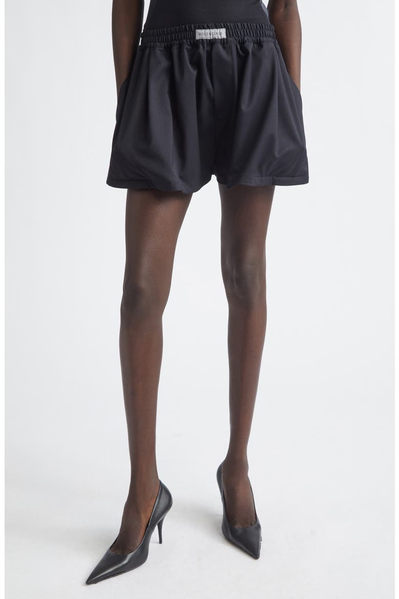 A-Line Wool Blend Twill Boxer Shorts, Main, color, 1000 BLACK