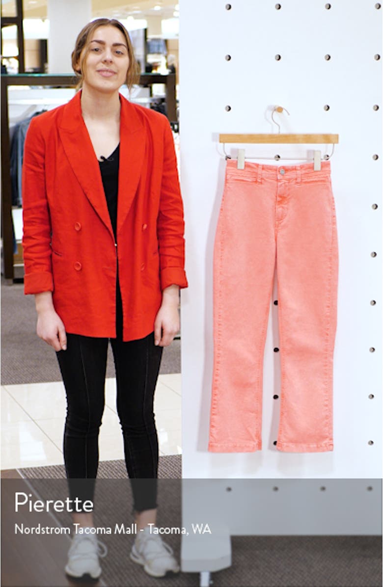 Colette High Waist Crop Flare Jeans, sales video thumbnail