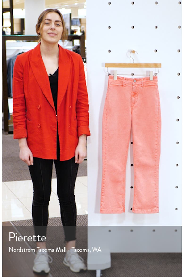 Colette High Waist Crop Flare Jeans video