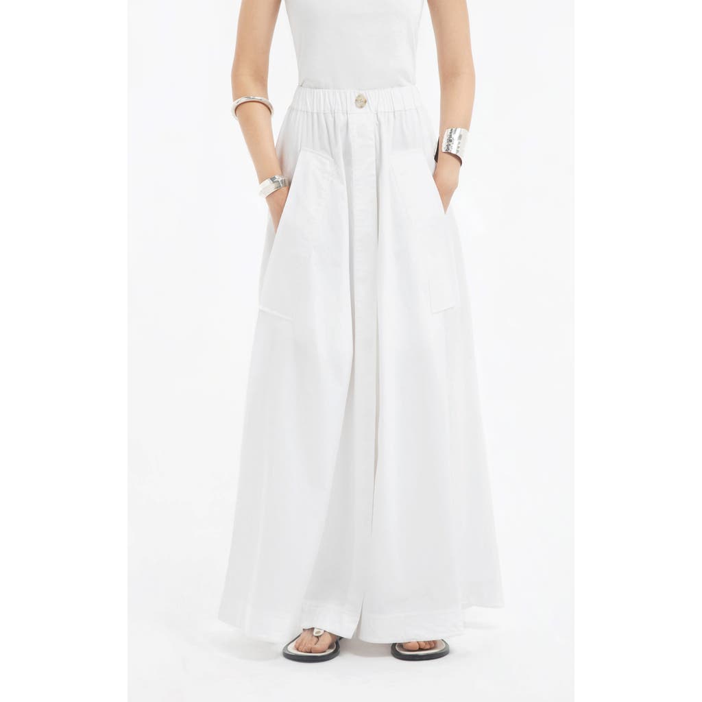 Co Parachute Skirt In White