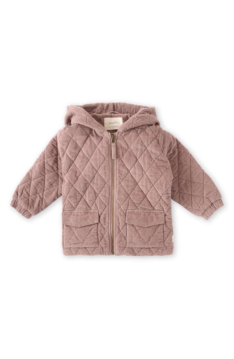 Pehr Quilted Corduroy Jacket, Main, color, Thistle
