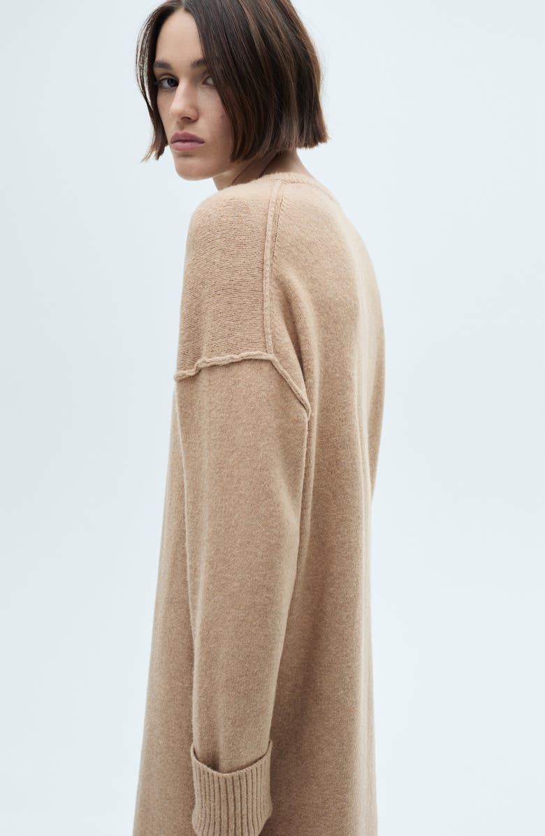 MANGO Mariam Long Sleeve Maxi Sweater Dress, Alternate, color, 