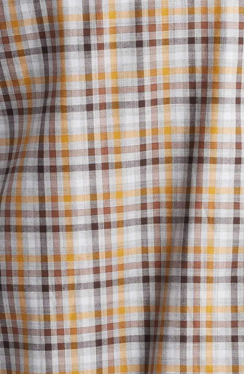 Scott Barber Tattersall Cotton Button-Up Shirt, Alternate, color, 