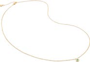 Monica Vinader Siren Emerald Pendant Necklace