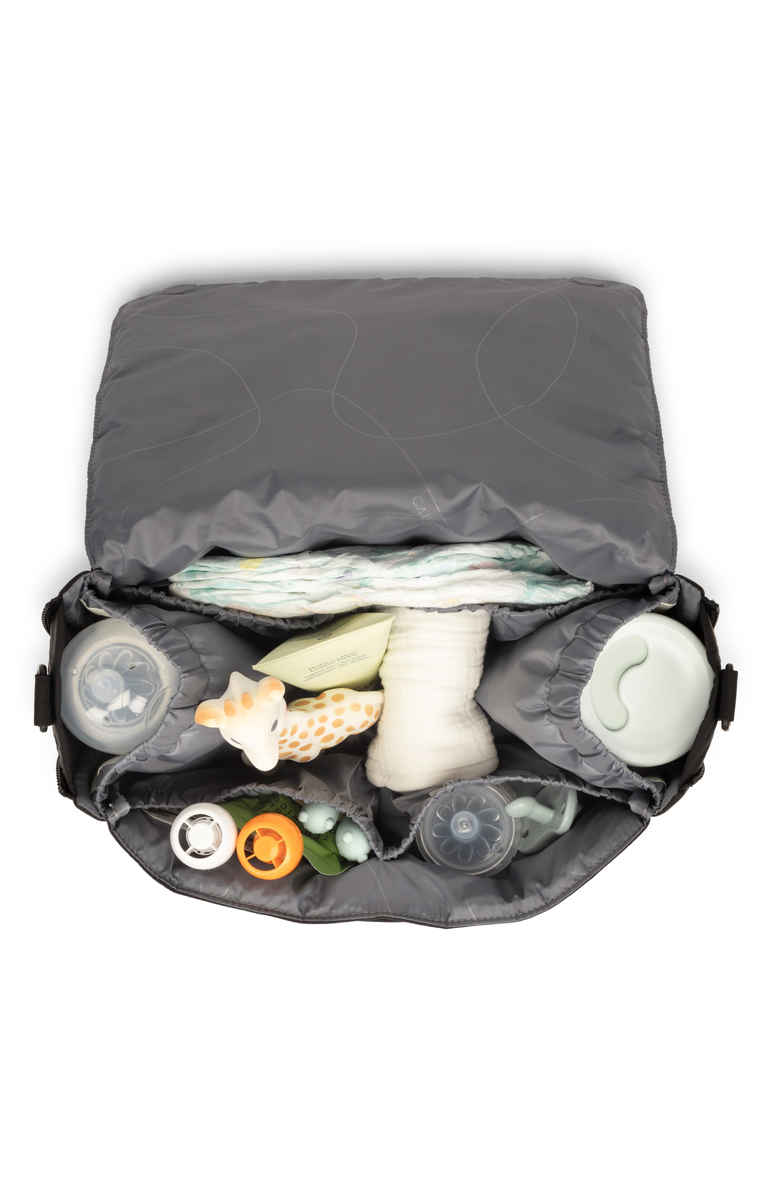 CALPAK Convertible Stroller Caddy Crossbody Bag, Alternate, color, Black