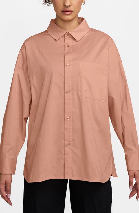 Sportswear Chill Stretch Cotton Poplin Button-Up Shirt