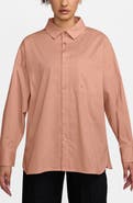 Nike Sportswear Chill Stretch Cotton Poplin Button-Up Shirt