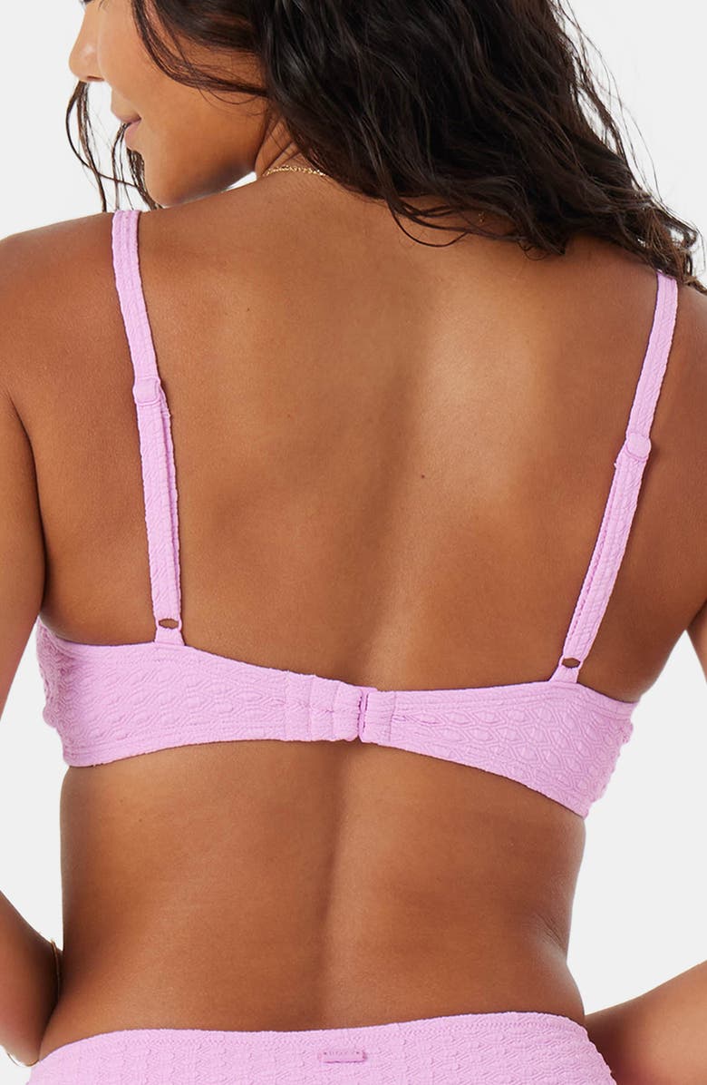Roxy Haleiwa Bandeau Bikini Top, Alternate, color, Lilac