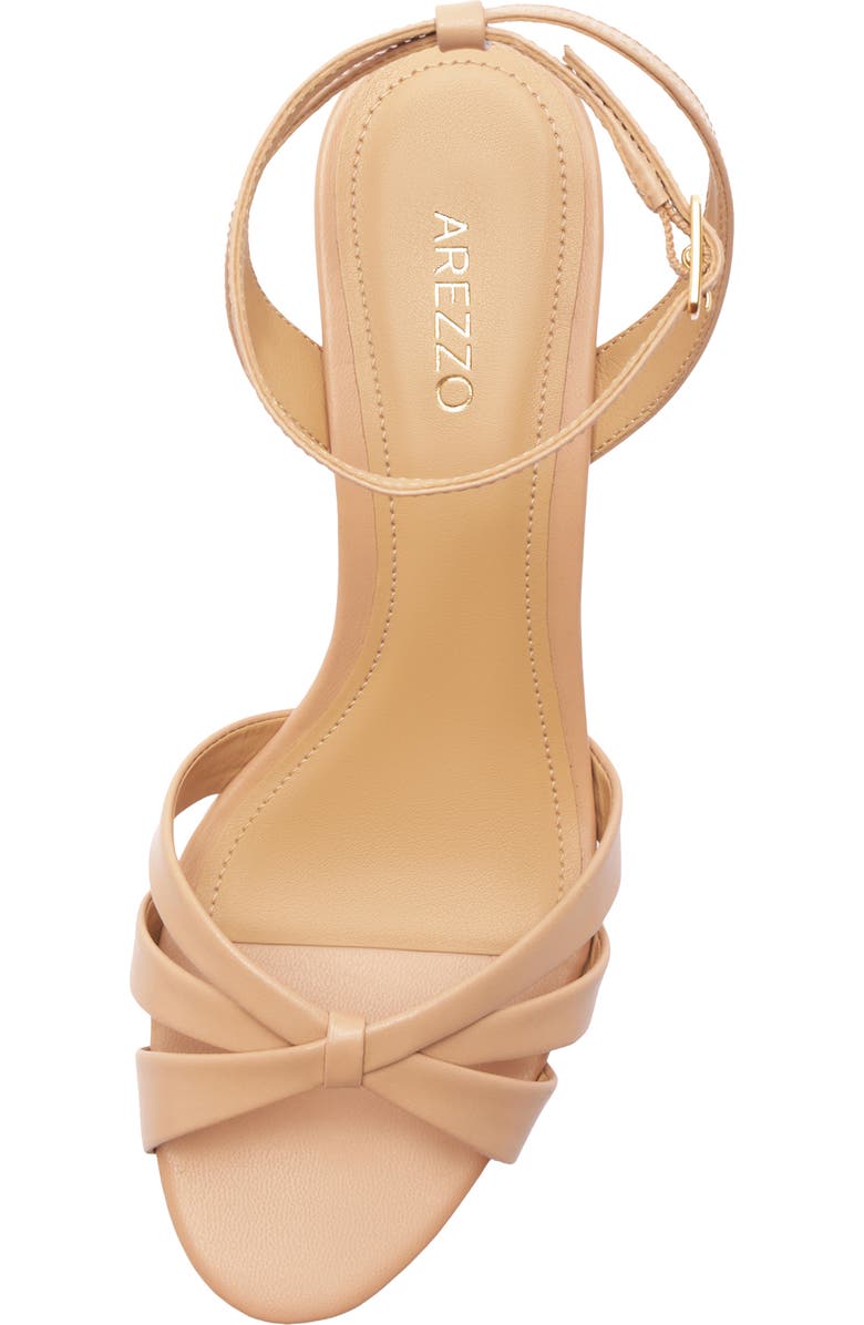 Arezzo Veronica Ankle Strap Platform Sandal, Alternate, color, True Sand
