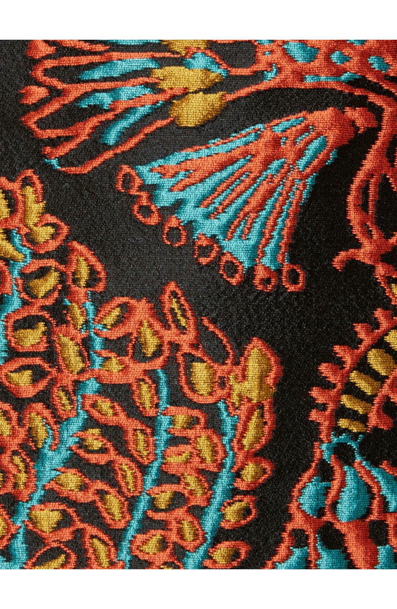 La DoubleJ Column Dress Jacquard Sicomore Black, Alternate, color, 