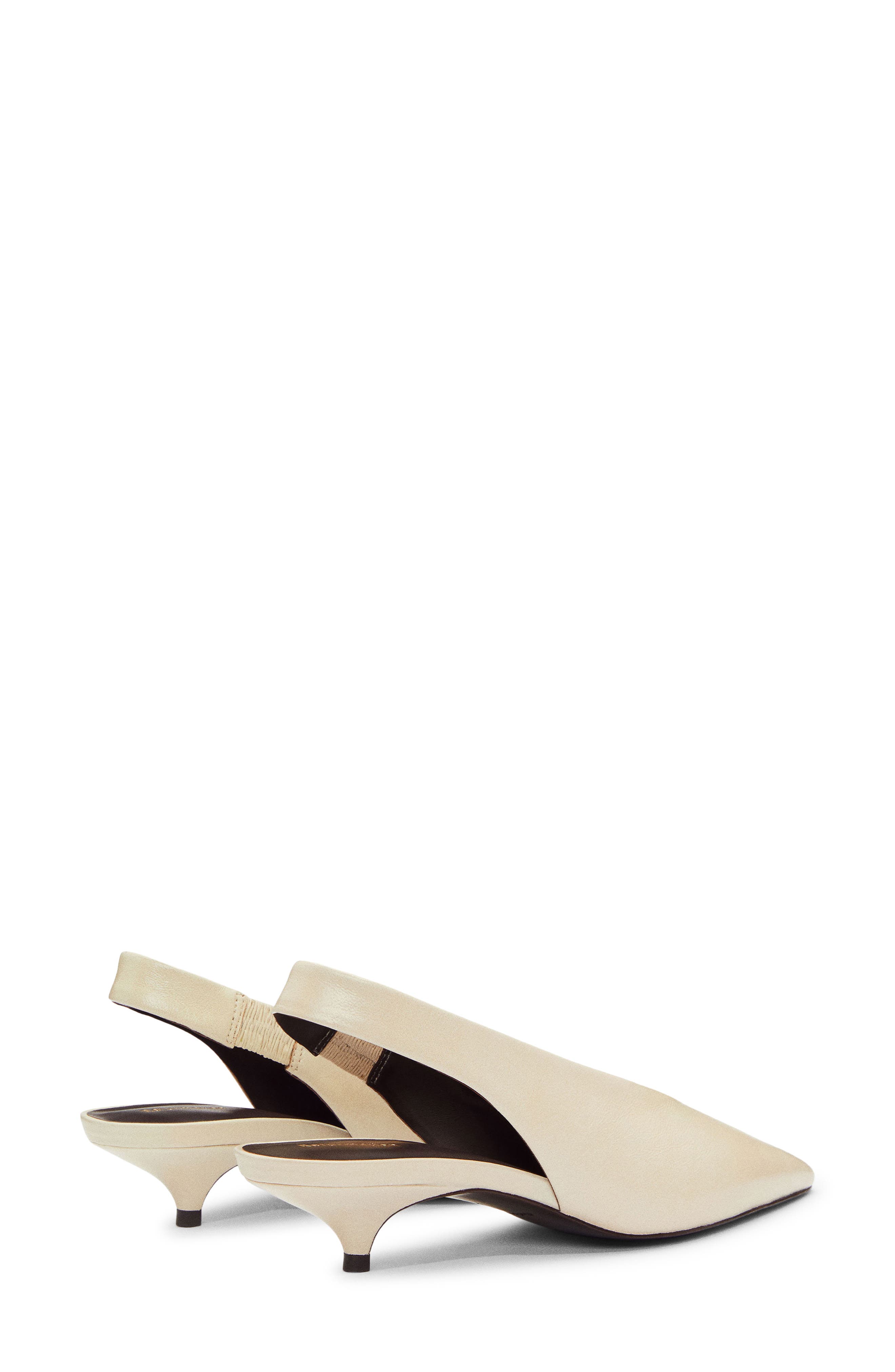 Calista Slingback Pump, Alternate, color, ALMOND LEATHER