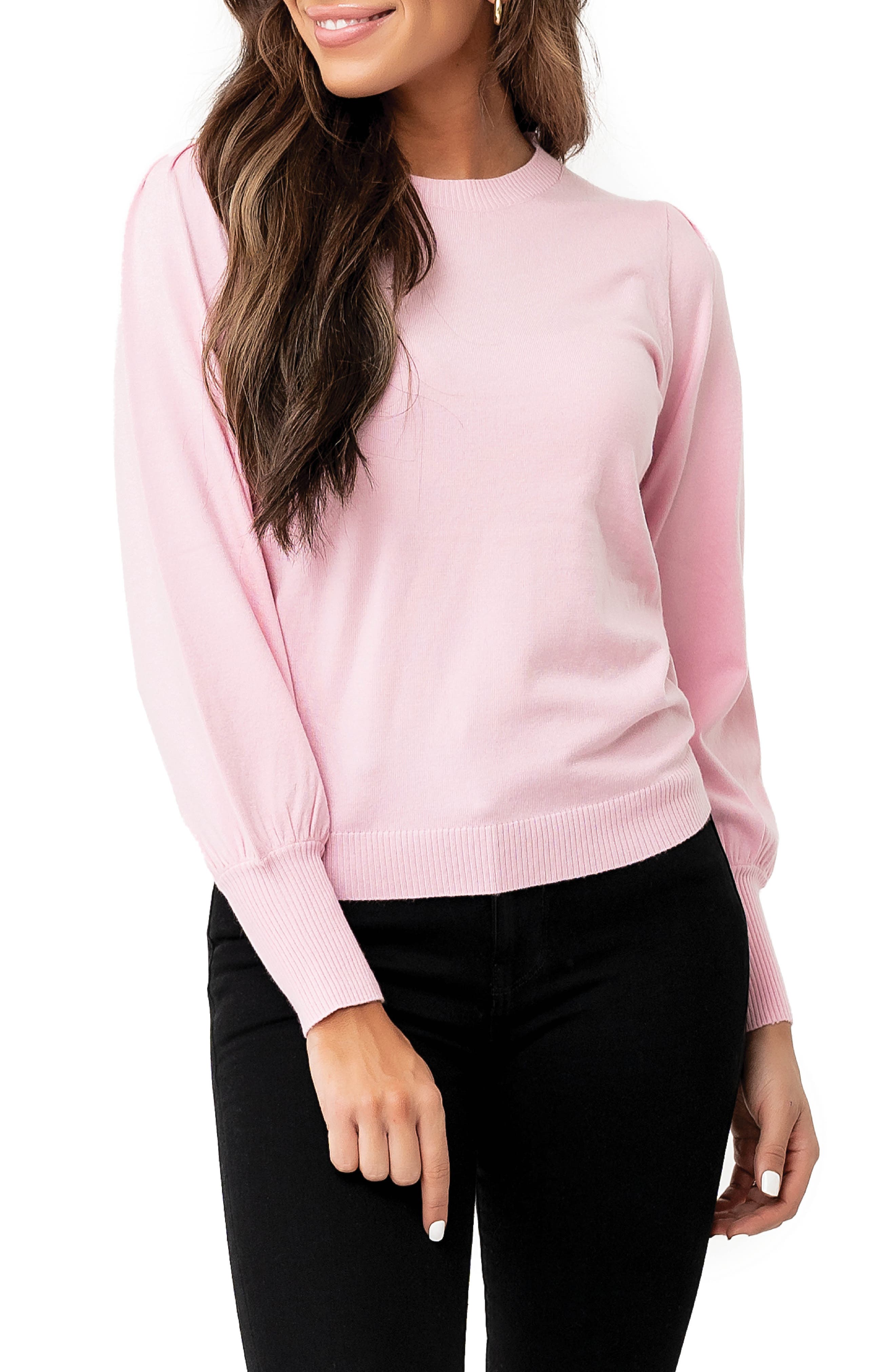 Silver Bells Blouson Sleeve Sweater - image 5