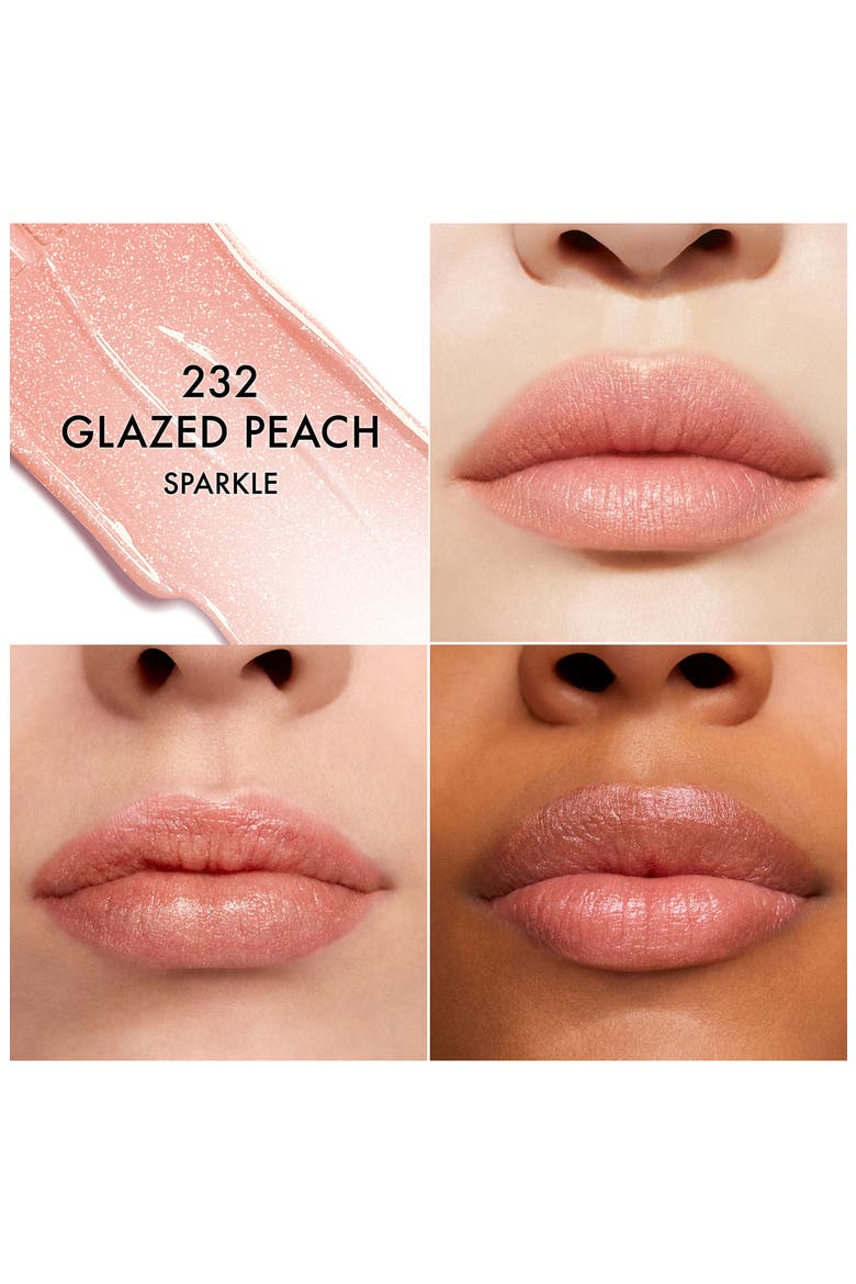 Rouge Dior Holiday 2026 Refillable Lipstick - Limited Edition, Alternate, color, 232 GLAZED PEACH SPARKLE