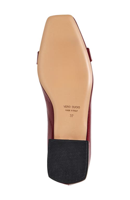 Bruno Magli Perla Flat In Burgundy