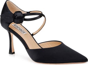 Badgley Mischka Collection Jayden Ankle Strap Pointed Toe Badgley Mischka Collection Jayden Ankle Strap Pointed Toe