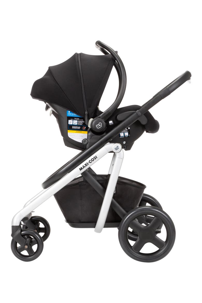 Lila Modular Stroller, Alternate, color, FREQUENCY BLACK