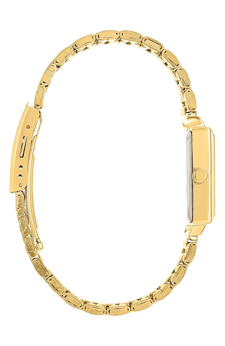 Jones New York Diamond Bracelet Watch, 24mm x 27mm, Alternate, color, Gold