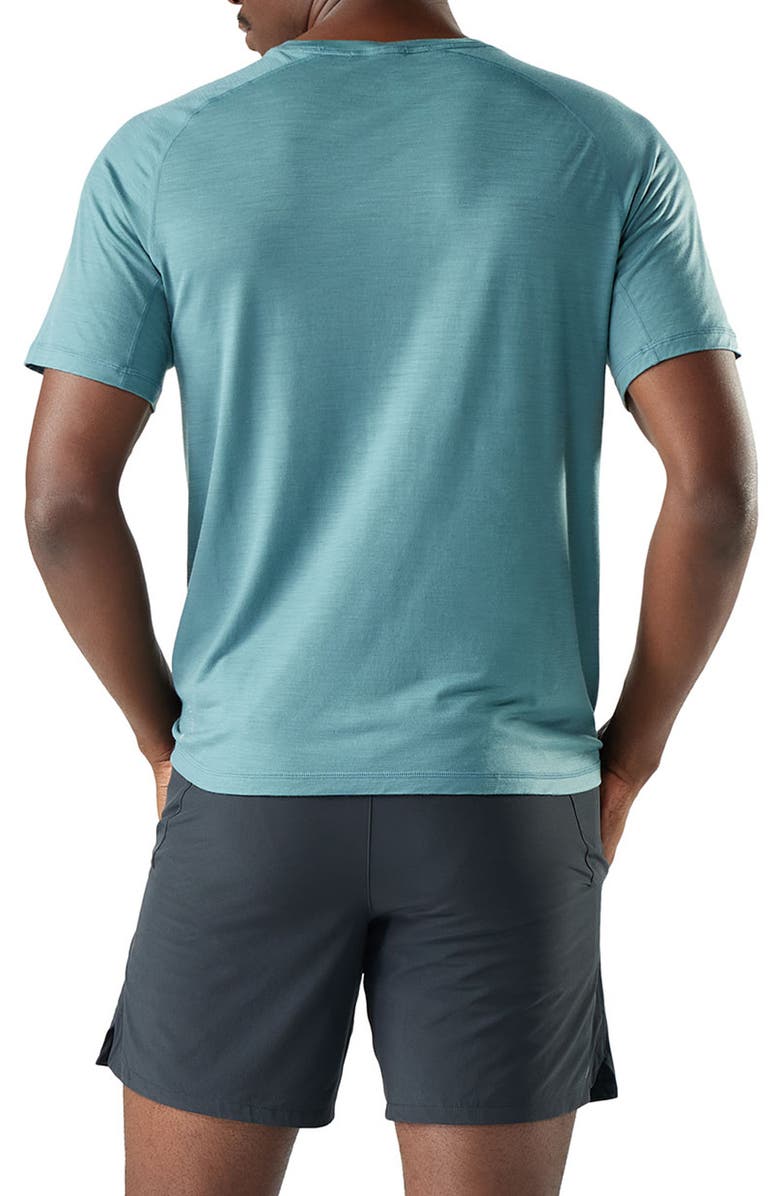 Smartwool Active Ultralight Performance T-Shirt, Alternate, color, Dusty Teal