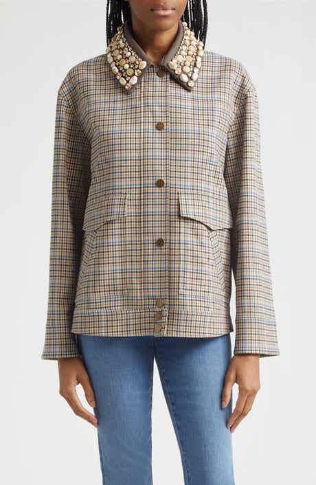 Kasper Plaid Chore Jacket