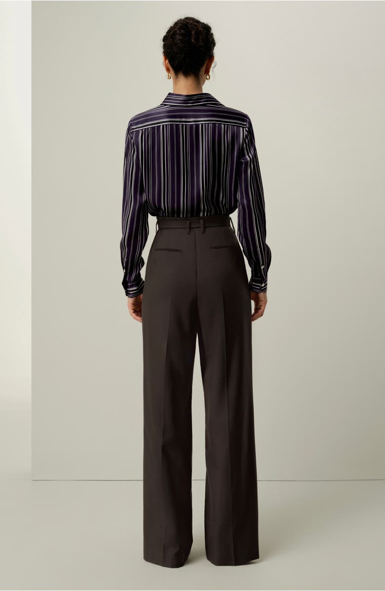 Lilysilk Women's Amethyst Regular Silk Shirt, Alternate, color, Amethyst