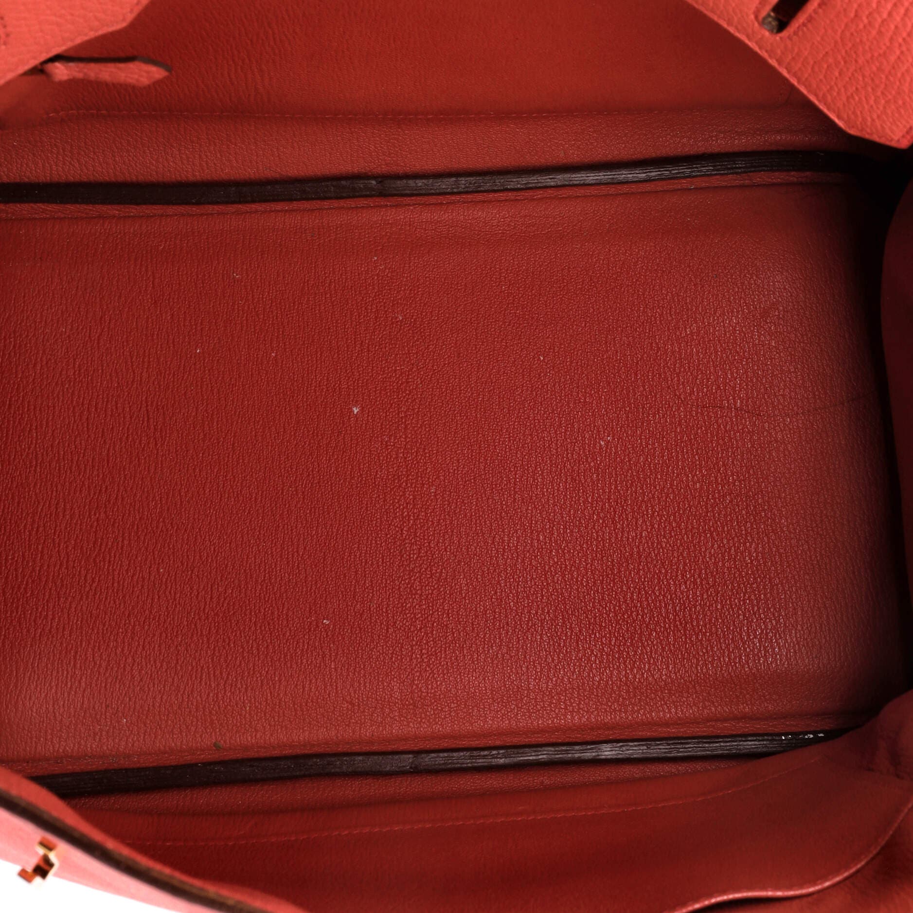 Birkin Handbag Pink Clemence with Gold Hardware 35, Alternate, color, Red
