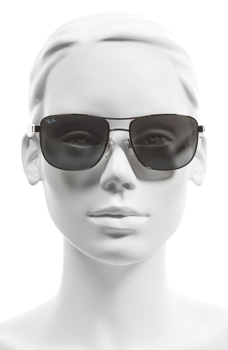 Ray-Ban 57mm Aviator Sunglasses, Alternate, color, 