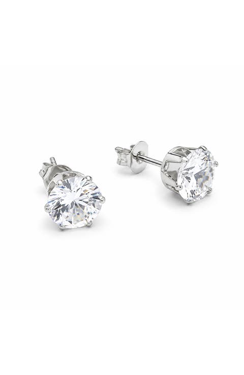 Simulated Diamond Stud Earrings