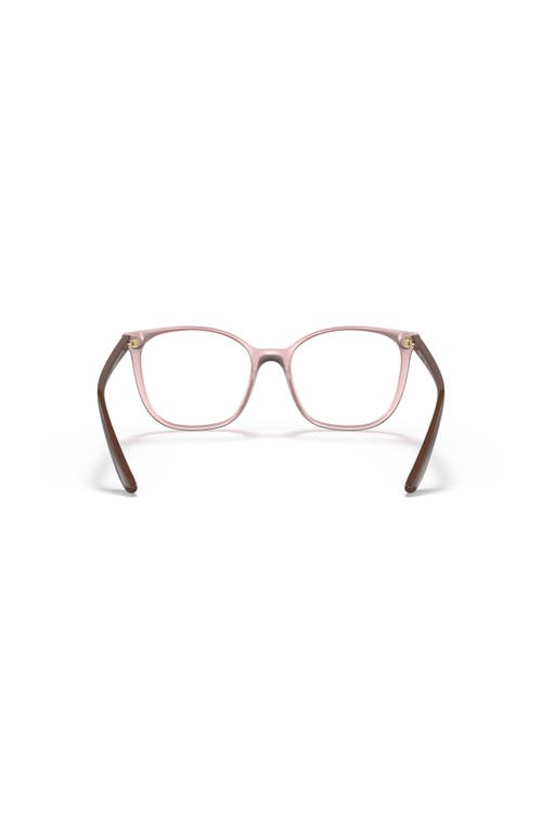 Vogue Eyewear 52mm Rectangle Optical Glasses In Pink