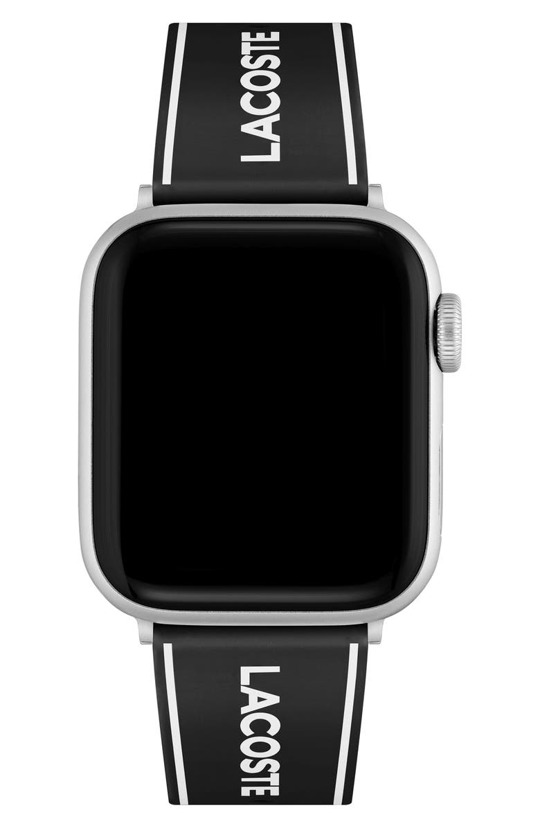 Lacoste Silicone Apple Watch<sup>®</sup> Watchband, Alternate, color, 