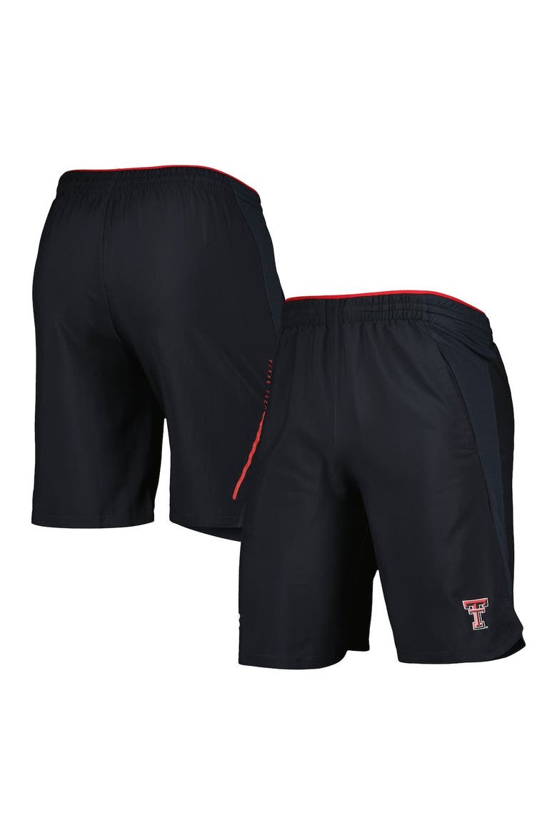 Men's Under Armour Black Texas Tech Red Raiders Woven Shorts, Alternate, color, Black