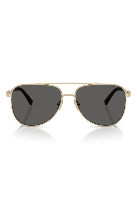 59mm Pilot Sunglasses