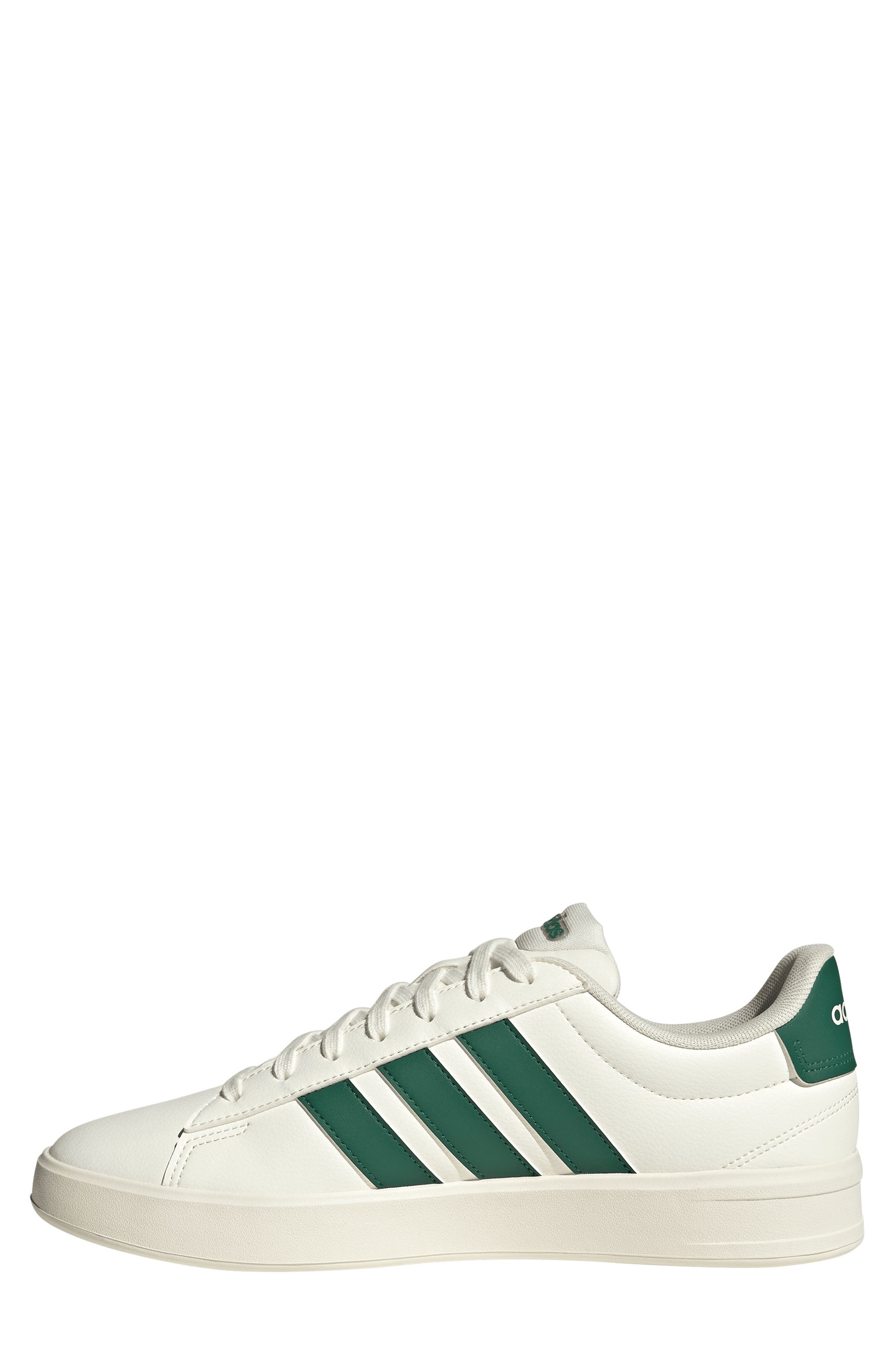 adidas Grand Court 3.0 Sneaker, Alternate, color, Off White/ Green/ Off White