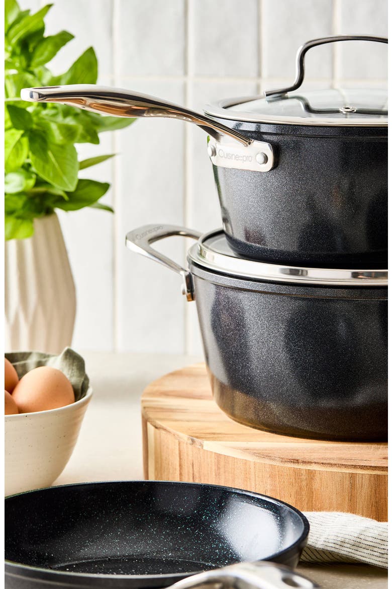 GREEN STONE™ 6-Piece Cookset, Alternate, color, Black