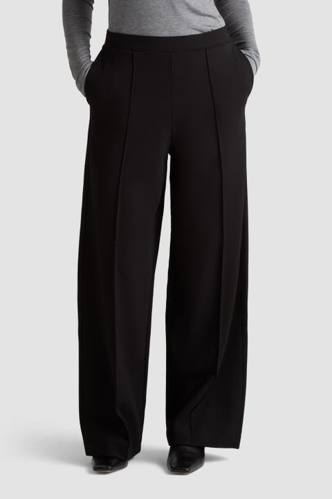 Louie Pleated Wide Leg Pants