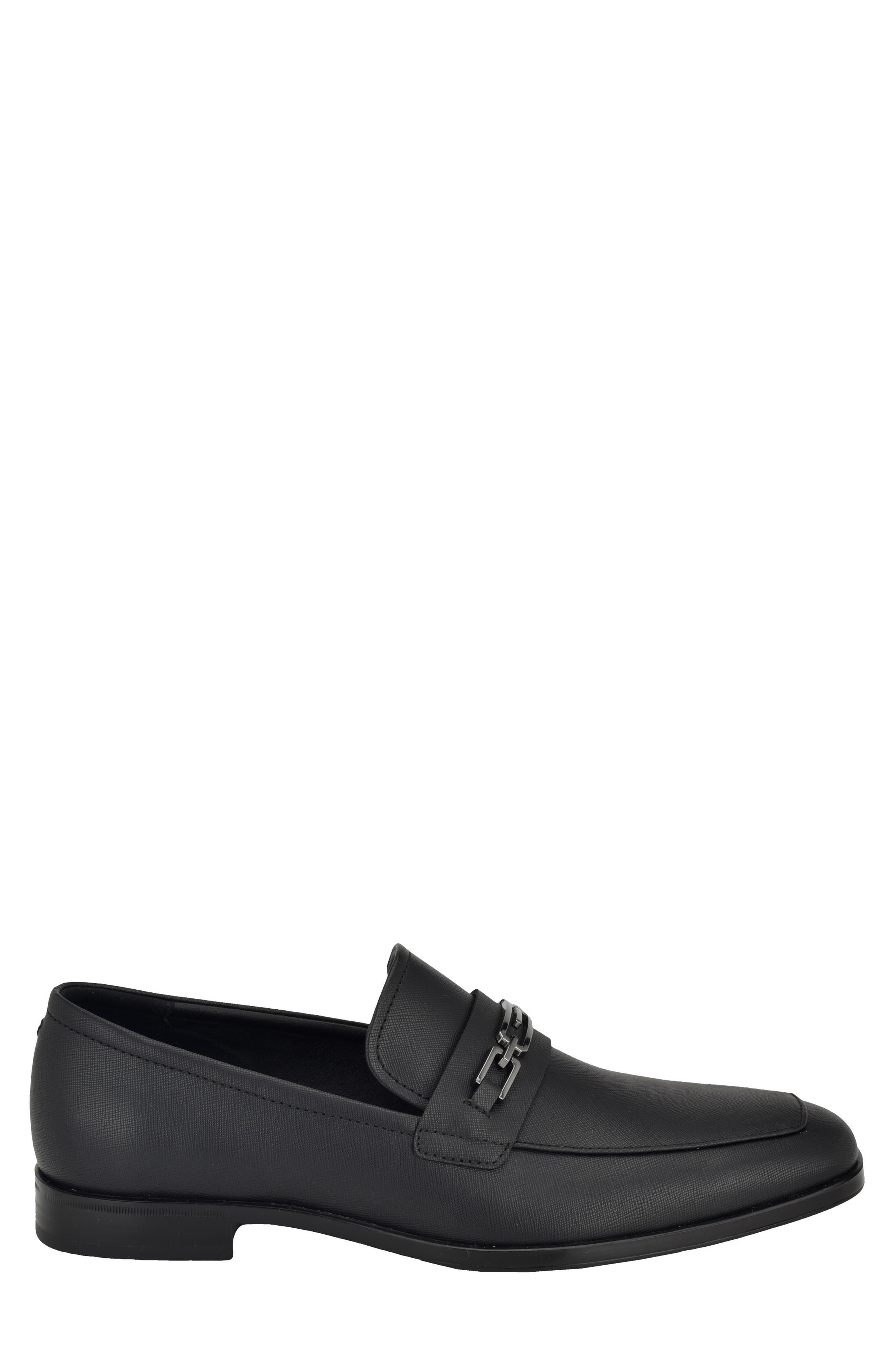 Hendo Penny Loafer, Alternate, color, BLACK SAFFIANO