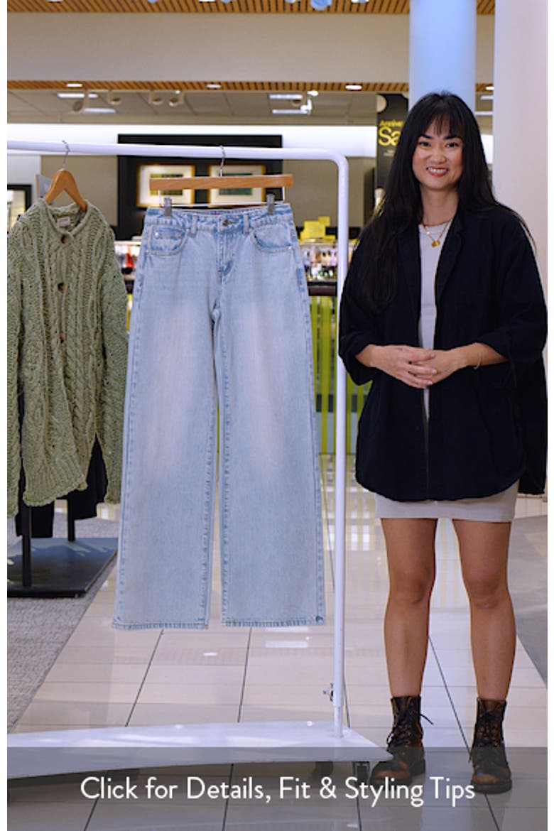 Ace Relaxed Low Rise Wide Leg Jeans video