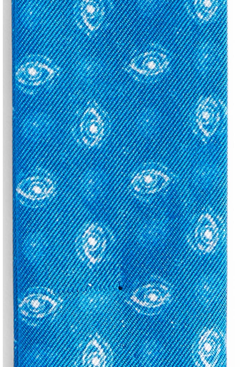 Print Silk Suspenders, Alternate, color, ROYAL BLUE