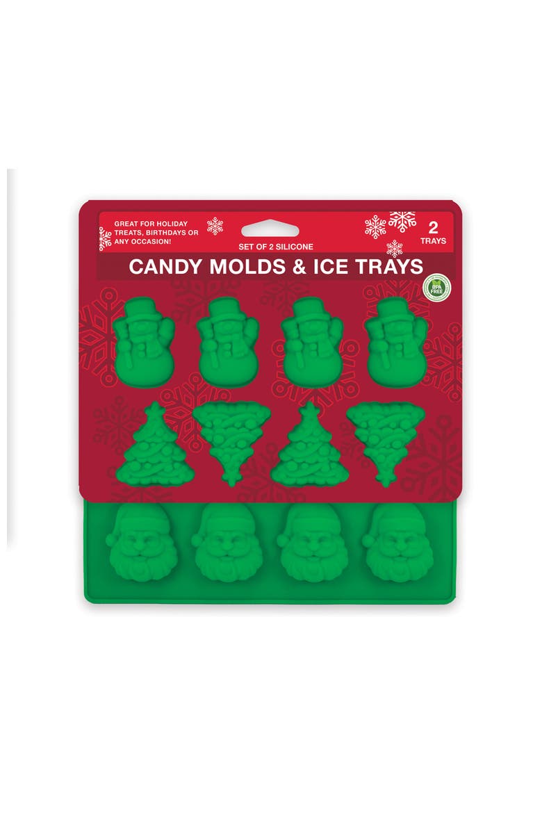 MasterPieces s 2-Pack Ice Cube Trays - Christmas, Main, color, Multicolor