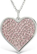 Sterling Forever 14k Gold Plated Cubic Zirconia Heart Pendant Necklace