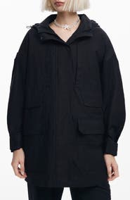 Desigual Floral Padded Coat