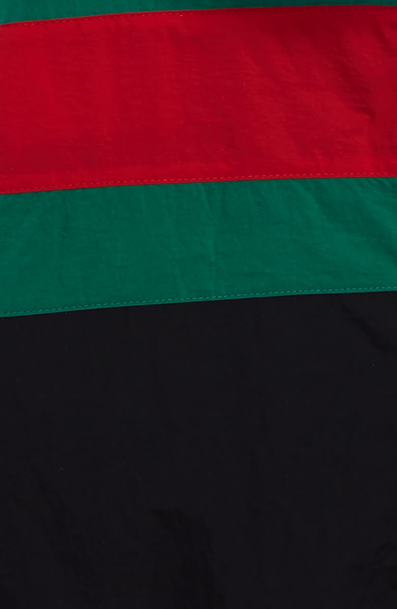 Gucci Web Stripe Embroidered Logo Windbreaker, Alternate, color, 