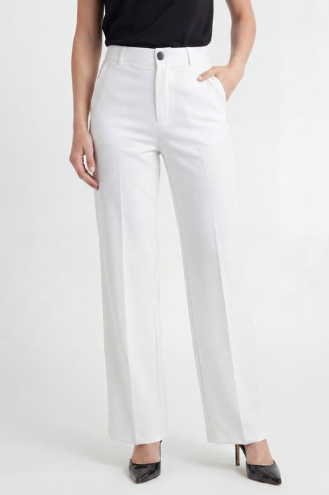 Women's Classic High Waist Wide Leg Pants
