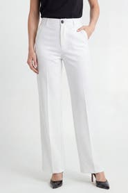 Solomon & Sage Women's Classic High Waist Wide Leg Pants