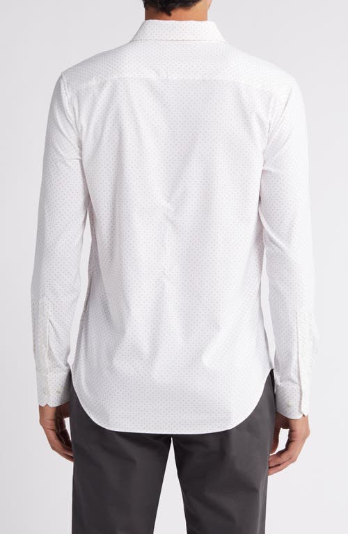 Bonobos Everyday Slim Fit Dot Print Stretch Cotton Button-up Shirt In Biddy Dot