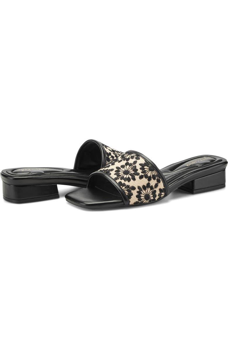 Easy Spirit Gianina Slide Sandal, Alternate, color, Black
