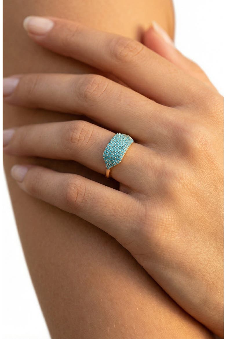 Id Ring, Alternate, color, Turquoise