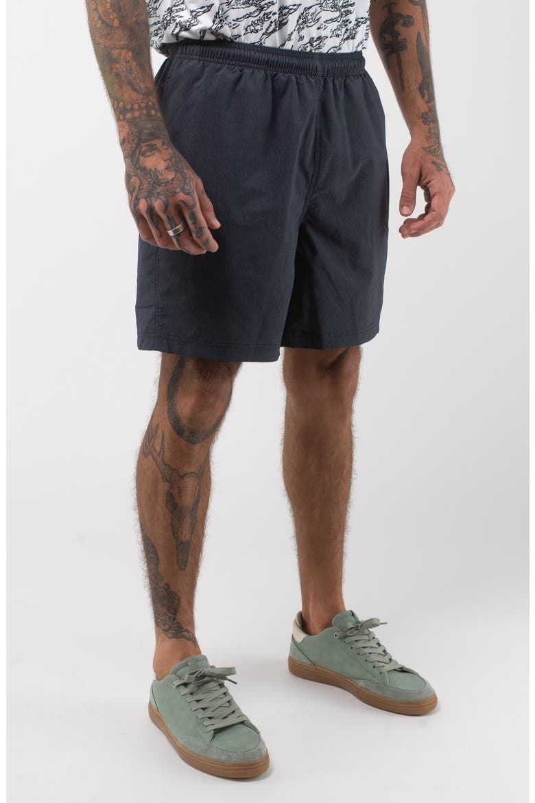 Midnight Walkabout Volley Shorts, Alternate, color, BLACK