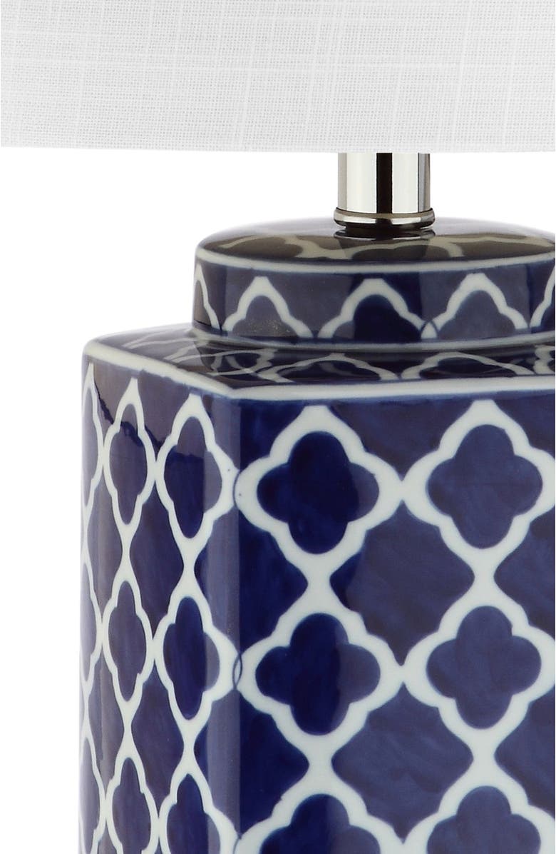 JONATHAN Y Clarke 23" Chinoiserie LED Table Lamp, Blue/White, Alternate, color, Blue/White