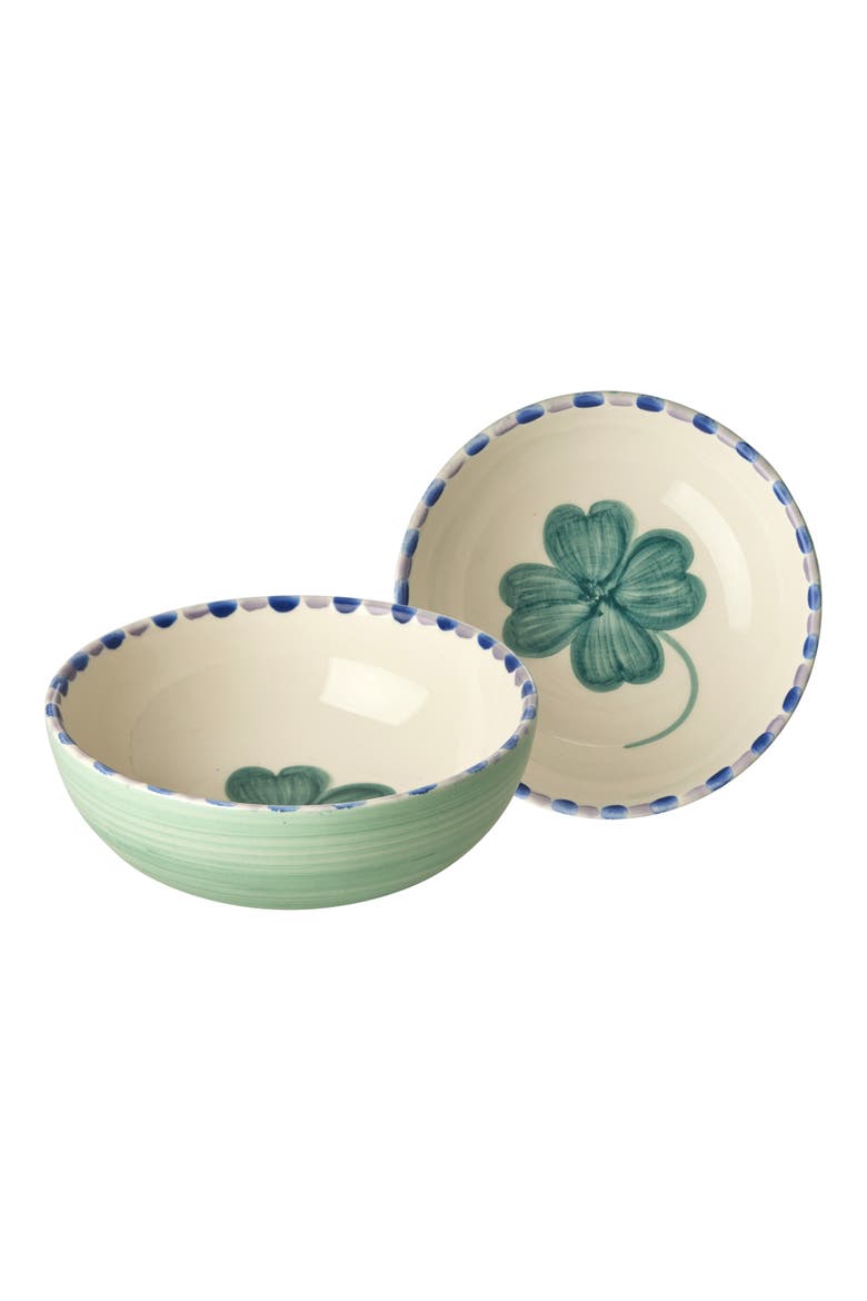 Set of 6 Hand-Painted Ceramic Bowls, Main, color, MULTI
