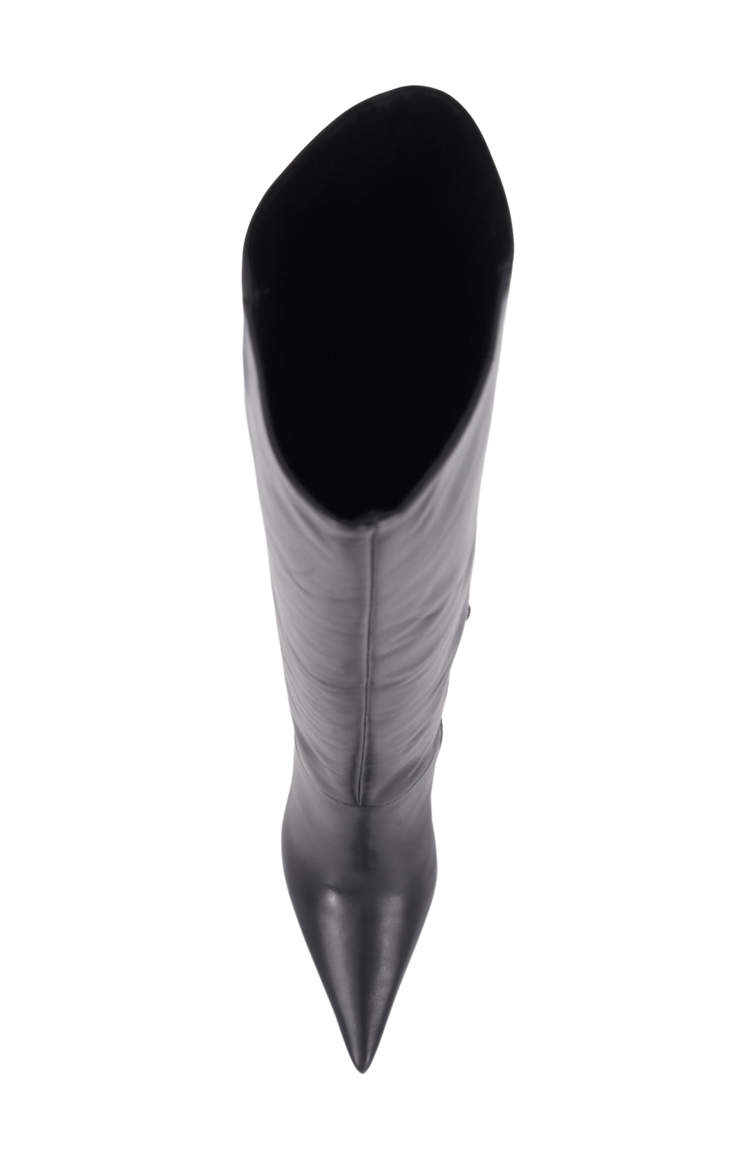 Imani Leather Knee High Boot, Alternate, color, BLACK LEATHER